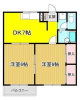 シーサイドマンションAの間取り