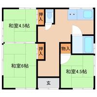 茨城県土浦市木田余西台(一戸建)の賃貸物件の間取り
