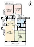 物件の間取り画像