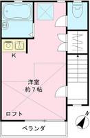 東京都日野市南平4(アパート)の賃貸物件の間取り