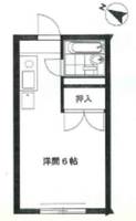 コーポ二葉2号Aの間取り