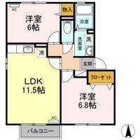 FLOR A棟の間取り