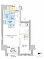 東京都台東区千束1(マンション)の賃貸物件の間取り