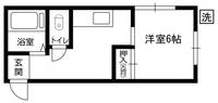 山崎アパートの間取り