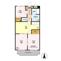 栃木県栃木市平柳町1(マンション)の賃貸物件の間取り