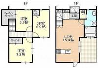 静岡県浜松市中央区上島3(一戸建)の賃貸物件の間取り