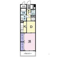 ラフレシール城南の間取り