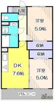 東京都練馬区谷原2(マンション)の賃貸物件の間取り