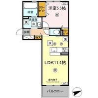熊本県熊本市北区龍田陳内1(アパート)の賃貸物件の間取り