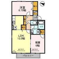 兵庫県丹波篠山市杉(アパート)の賃貸物件の間取り
