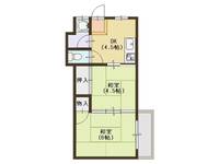 大阪府大阪市西成区梅南1(マンション)の賃貸物件の間取り
