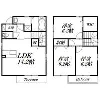 静岡県浜松市中央区初生町(一戸建)の賃貸物件の間取り