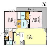 大阪府堺市西区浜寺諏訪森町西3(アパート)の賃貸物件の間取り