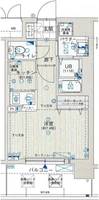 大阪府大阪市北区中津6(マンション)の賃貸物件の間取り