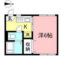 東京都世田谷区代沢1(アパート)の賃貸物件の間取り