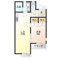 ティファニー森友A棟の間取り