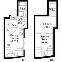 ファーヴァル代々木上原の間取り