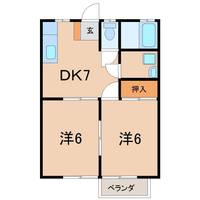 エンゼルハイツBの間取り