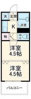 パールプラザ(堀田)の間取り