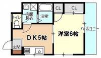 コーポ谷本の間取り