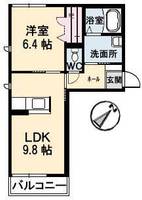 シャーメゾン小串の間取り