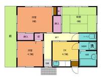 静岡県沼津市中沢田(一戸建)の賃貸物件の間取り