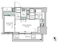 東京都台東区浅草橋1(マンション)の賃貸物件の間取り