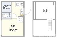 東京都新宿区弁天町(アパート)の賃貸物件の間取り