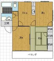 フレグランス上ヶ丸の間取り