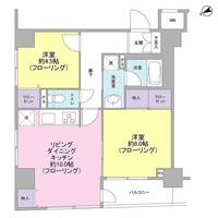 東京都中央区新川2(マンション)の賃貸物件の間取り