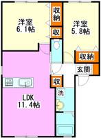 物件の間取り画像
