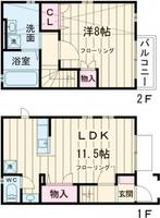 物件の間取り画像