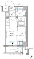 東京都文京区本郷5(マンション)の賃貸物件の間取り