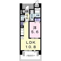 大阪府泉佐野市笠松2(マンション)の賃貸物件の間取り