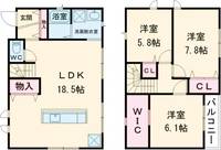 物件の間取り画像