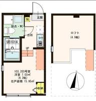 東京都板橋区小豆沢2(アパート)の賃貸物件の間取り