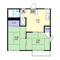 フォーブル鍵山Bの間取り