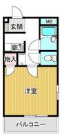 東京都中野区上高田3(マンション)の賃貸物件の間取り