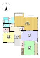 熊本県合志市須屋(一戸建)の賃貸物件の間取り