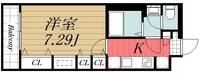 千葉県千葉市中央区若草1(マンション)の賃貸物件の間取り