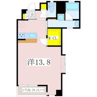 鹿児島県鹿児島市上之園町(マンション)の賃貸物件の間取り