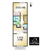 物件の間取り画像