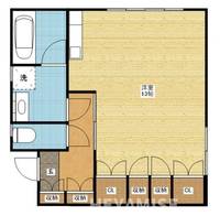セントポーリア滑石の間取り