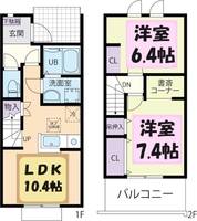 Doux maison 竹林町の間取り