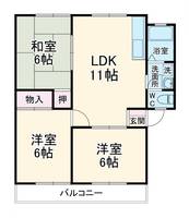 TAPサンハイツABC Aの間取り