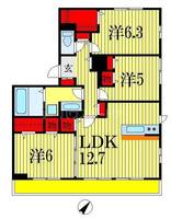 物件の間取り画像