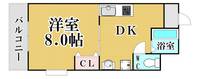 福岡県福岡市城南区松山1(マンション)の賃貸物件の間取り