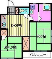 埼玉県さいたま市南区南浦和3(マンション)の賃貸物件の間取り