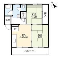 UR徳力の間取り
