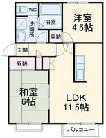 パレシオングリーンヒルズの間取り